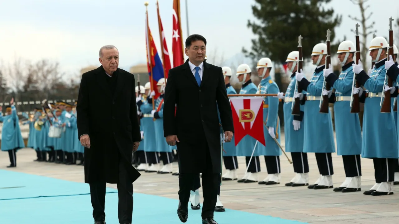 Moğolistan Cumhurbaşkanı Ankara'da