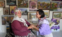 İzmir Karabağlar'da ‘Şalvarlı Ressam’a ziyaret