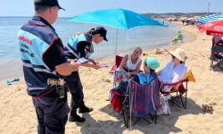 Jandarma Enez'de sahil güvenliğini sağladı!