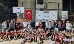 Gölcük'te sokak basketboluna yoğun ilgi