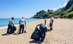 Karacabey Kurşunlu sahilinde örnek temizlik