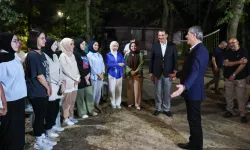 Sakarya'da Başkan Alemdar’dan kamp ateşi başında sohbet