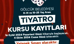 Gölcük'te tiyatro kursu kayıtları başladı