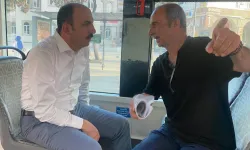 Konya'da Başkan Altay vatandaşları tramvayda dinledi