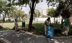 Nilüfer Belediyesi parklarda çevre düzenlemelerine devam ediyor