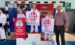 Edirne Keşan'da karatede 95 madalya ile tarihi rekor!