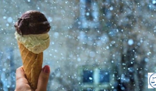 Kışın hasta olduğunuzda dondurma yiyin