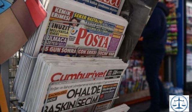 Polis "yoğunluk yaratıyor" deyip gazeteleri topladı