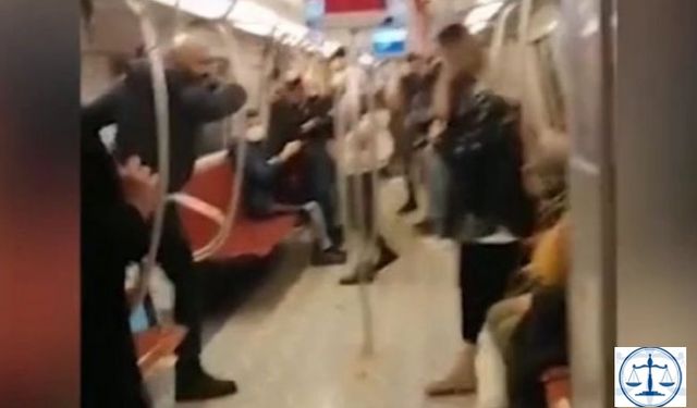 Metroda kadına şiddete tutuklama kararı: Savcı ve hakime büyük destek!