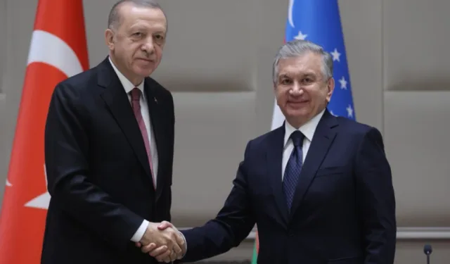 Cumhurbaşkanı Erdoğan Özbekistanlı mevkidaşıyla görüştü