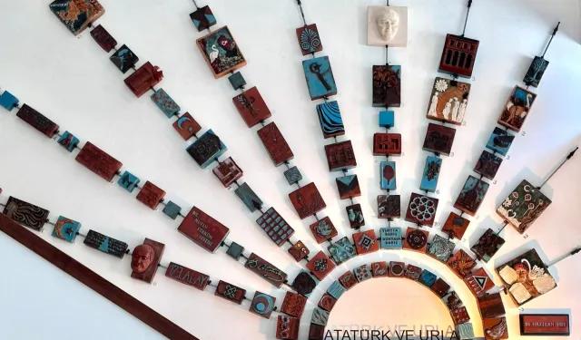 İzmir Urla’da 'Atatürk ve Kültürel Miras' seramikle buluştu