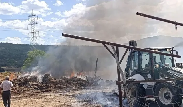 Bilecik Pazaryeri’nde korkutan yangın!