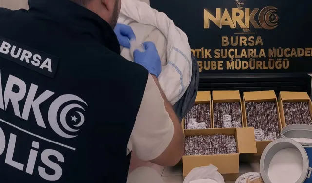 Bursa'da binlerce uyuşturucu hap ele geçirildi