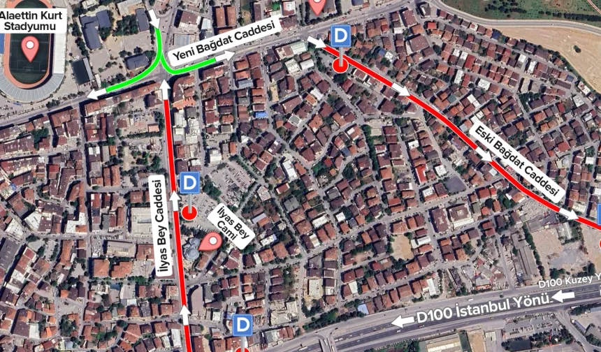 Kocaeli Gebze’de yeni trafik dolaşım planı hayata geçiyor