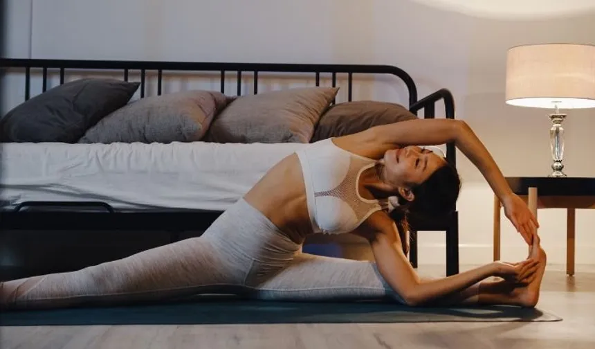 Yatmadan önce yapılan bu egzersizler, uyku kalitesini artırıyor